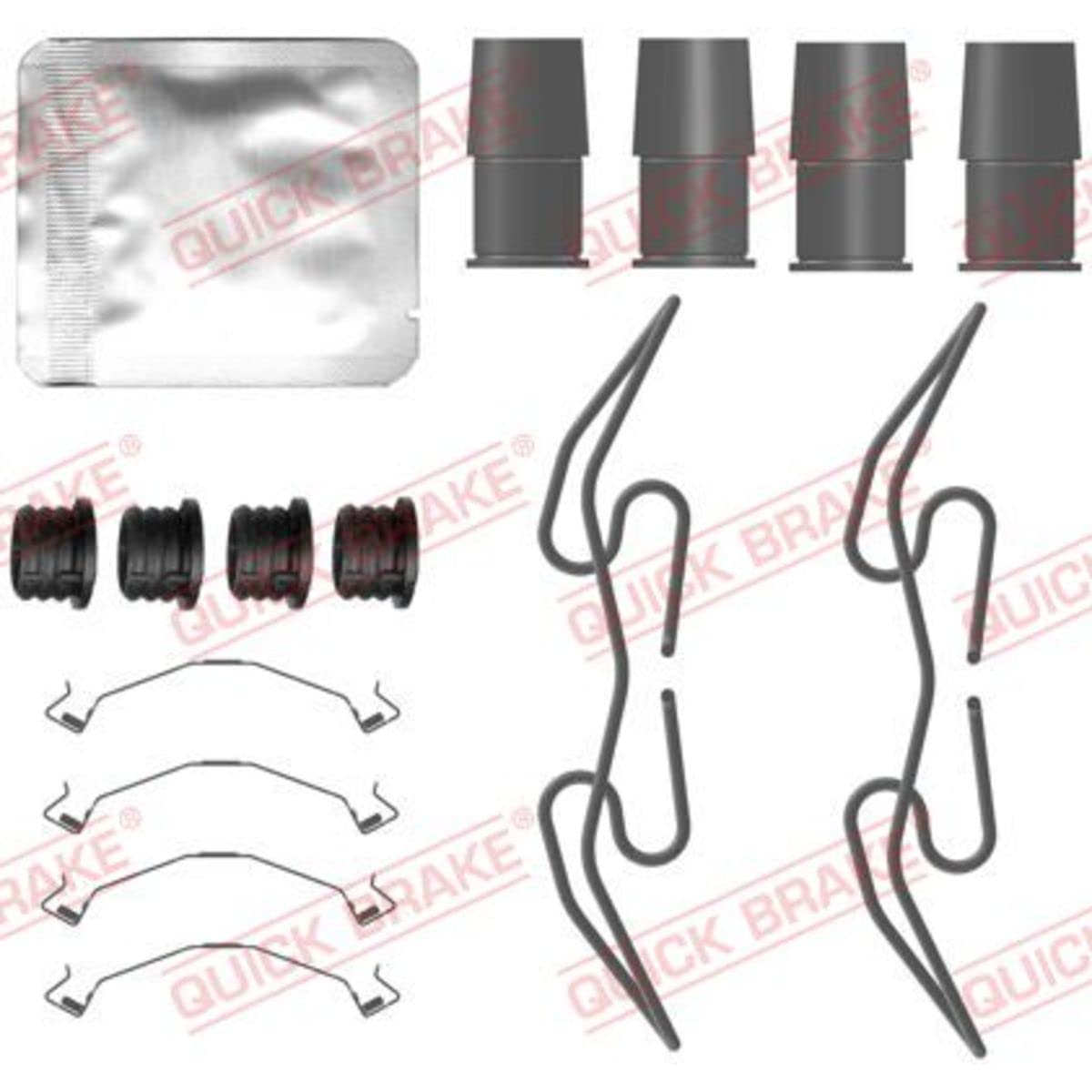 Zubehörsatz, Scheibenbremsbelag QUICK BRAKE 109-0134 von O.J.D. QUICK BRAKE