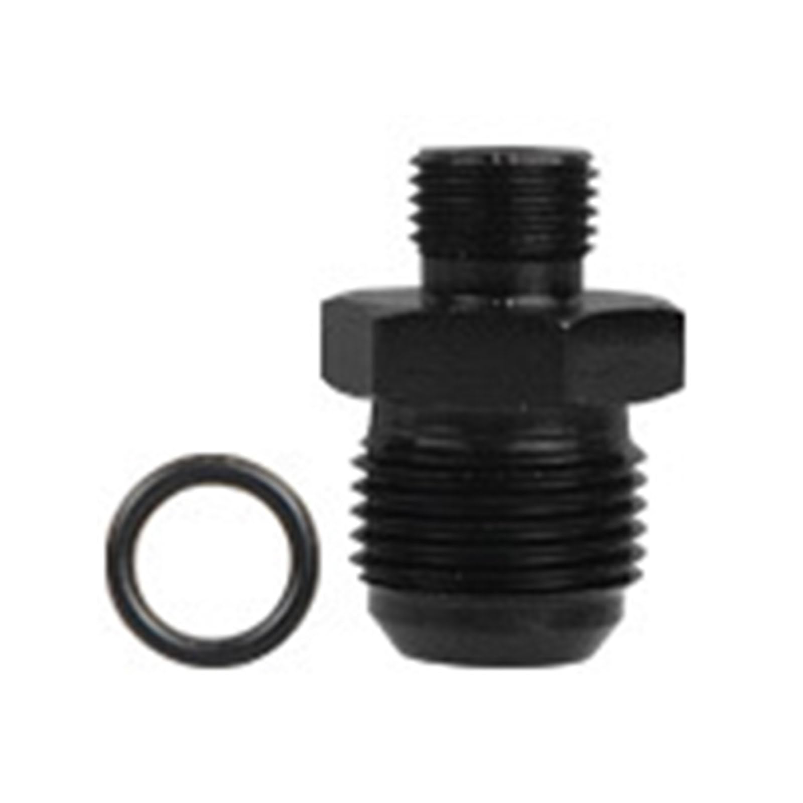 OAJABBGE Kraftstoffpumpenschiene Ölschlauch Gerader Fitting Adapter Aluminium Schwarz AN6/8/10 Flare Auf AN6/8/10 Männliche O Ringe Bosse von OAJABBGE