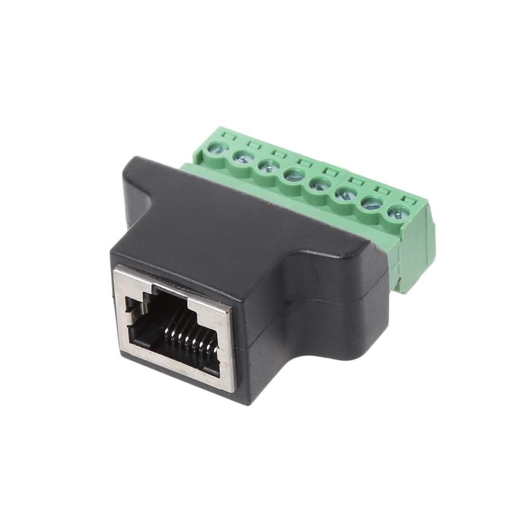 RJ45 Weiblich Zu Schraubenanschluss 8 Pin Stecker Ethernet Kabel Extender Adapter von OAJABBGE