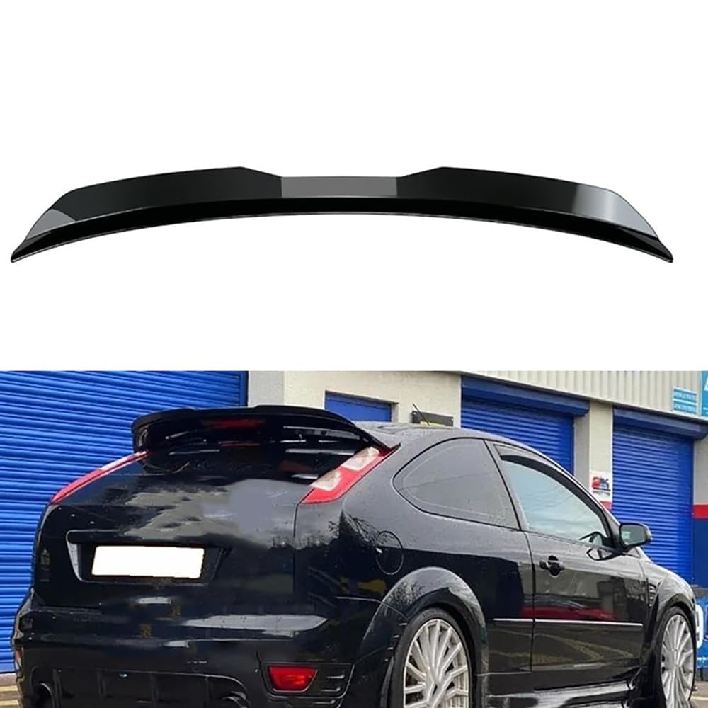 ABS Auto Heckspoiler für Ford Focus MK2 ST 2004-2011, Kofferraumspoiler Autodach Rear Spoiler Lippe Lügel Karosserie Anbauteile Styling Tuning Ersatz Accessories,A von OBABO