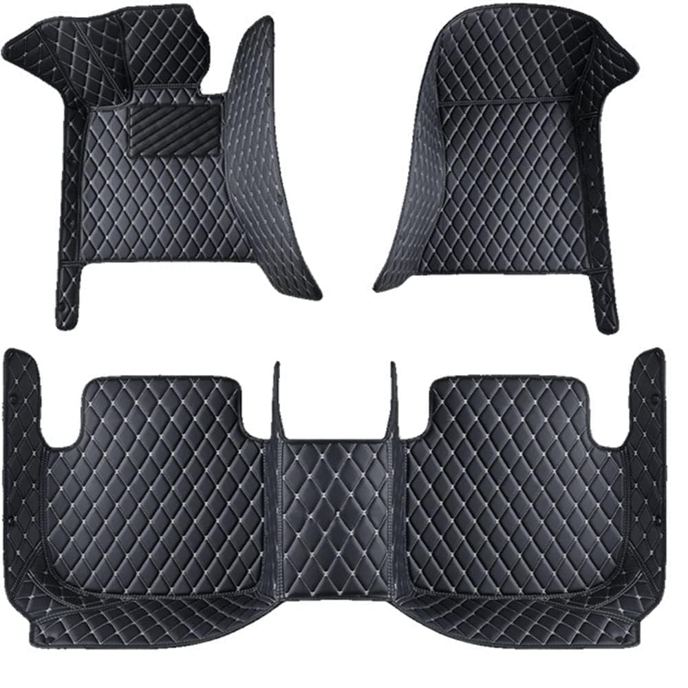 Auto Fußmatten für Hyundai i30 2007-2023,Matten Leather Floor Liners wasserdichte Teppiche Antirutschmatten Allwetterabdeckung Innenzubehör,C von OBABO