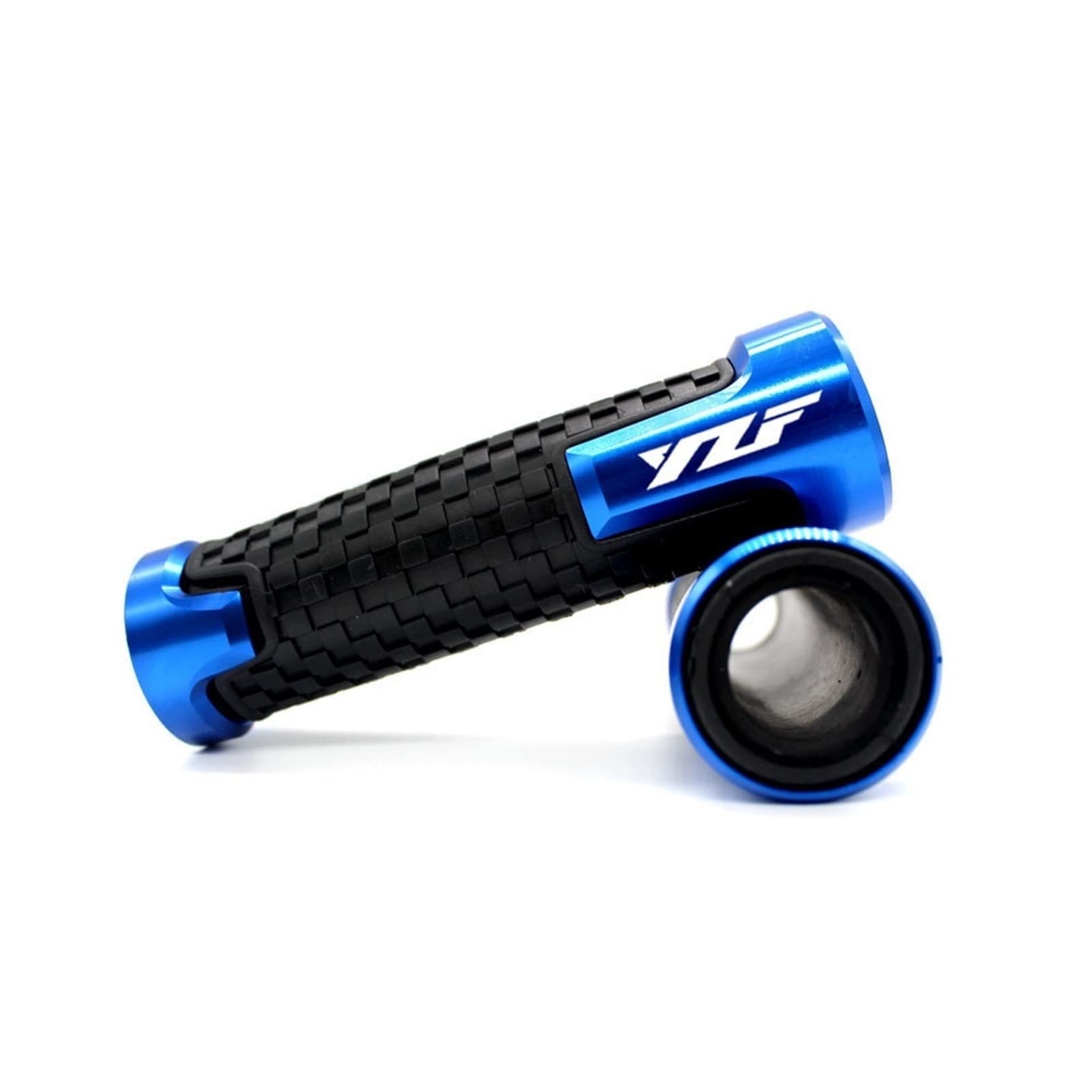 OBEEZI Universal Motorrad Lenkergriffe 7/8" 22mm Universal Motorrad Lenker Griff for YA@MAH*A YZF R125 R3 Yzf-r125 YZF R6 R1 YA@MAH*A YZF 250 YZF-r1(Blu) von OBEEZI