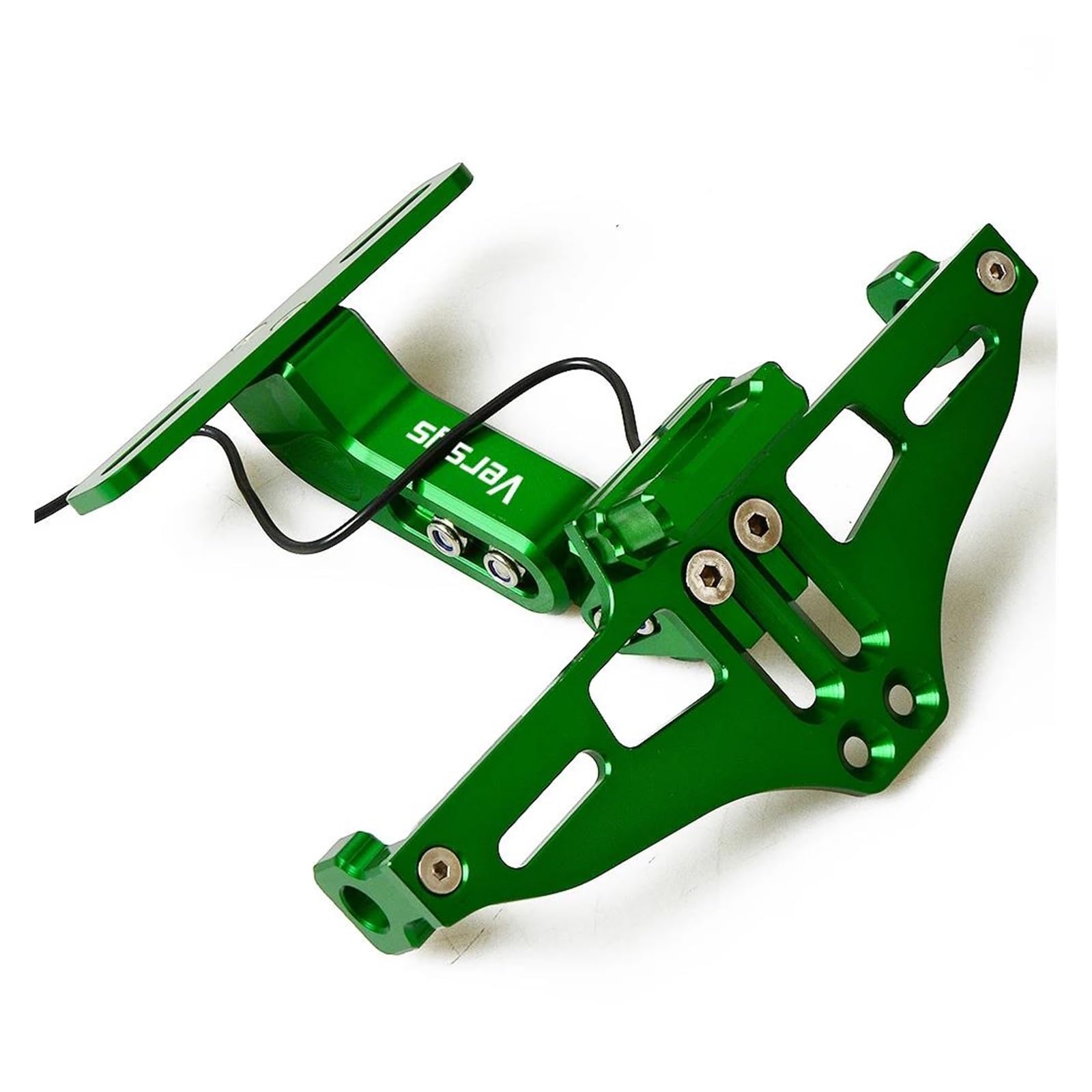 for Ka*wasa&ki VERS-&YS 300 650 1000 VERS-&YS EX300 EX250 2009-2019 Motorrad-Kennzeichenhalter(Green) von OBEEZI