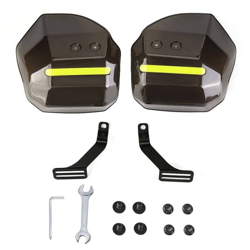 OBEST Motorrad Handschutz Handguards, Universal Motorrad Griffschutz, Motocross Roller Winddichter Lenker Schutzausrüstung, Erhöhen und verbreitern Sie den Handschutz der Windschutzscheibe von OBEST