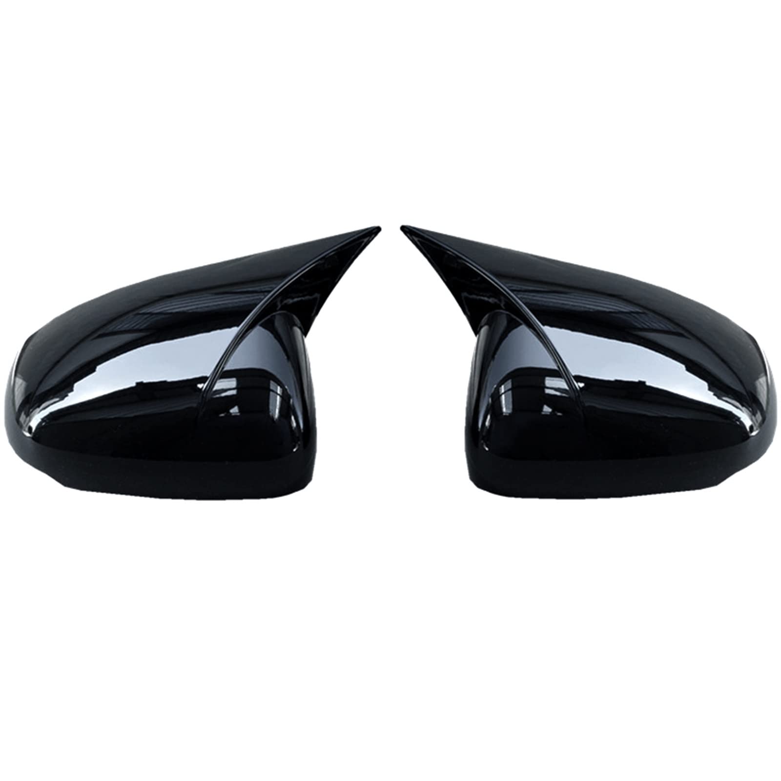 Auto Spiegelkappen Autohörner Rückspiegelabdeckung Für Mercedes Für Benz A-Klasse Für CLA W177 C118 2019–2021 Außenspiegelkappen (Farbe : ABS Schwarz) von OBIOZZ