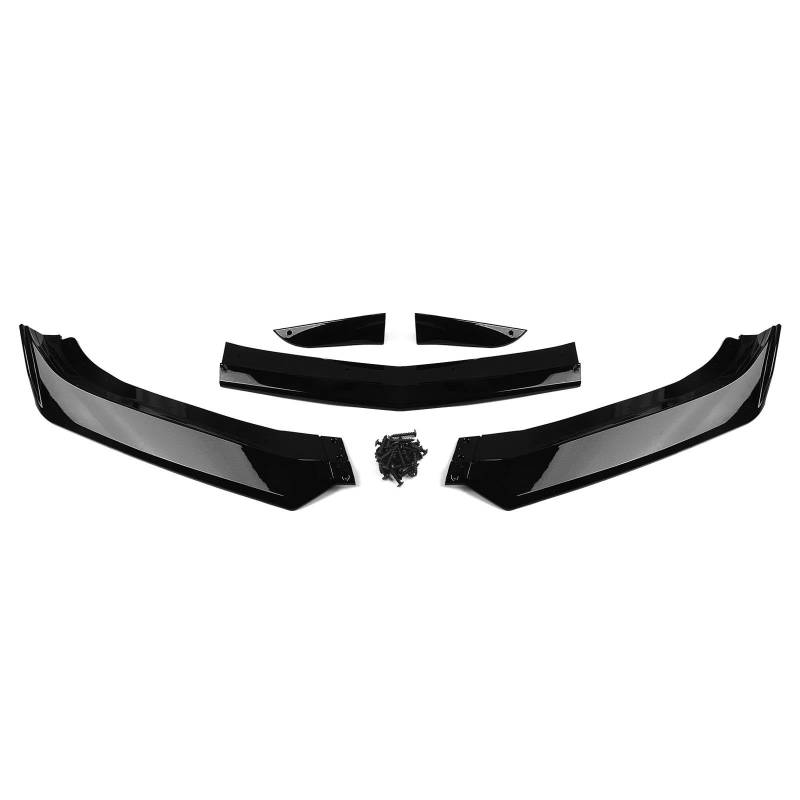 Frontlippe Spoiler Frontschürze Spoiler Lip Splitter Für Chevy Für Camaro 2016 2017 2018 2019 2020 2021 2022 (Farbe : Glänzend schwarz) von OBIOZZ