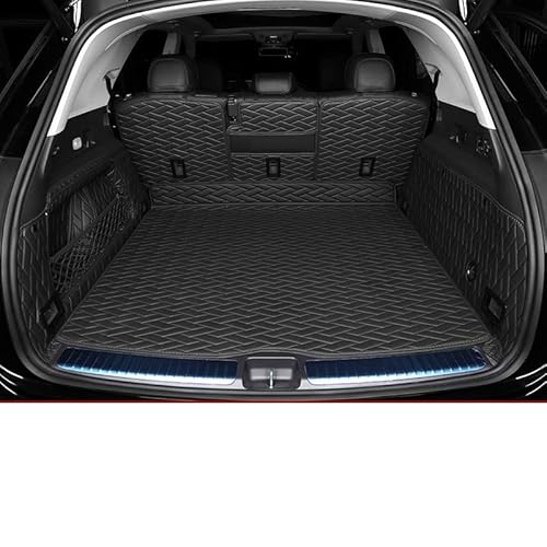 Für Mercedes Gle W167 Gle 350 450 500e 20-21 Leder Gepäck Kofferraummatte Gepäck Trim Antirutsch Kofferraum Mats (Farbe : for 5 Seats Style) von OBIOZZ