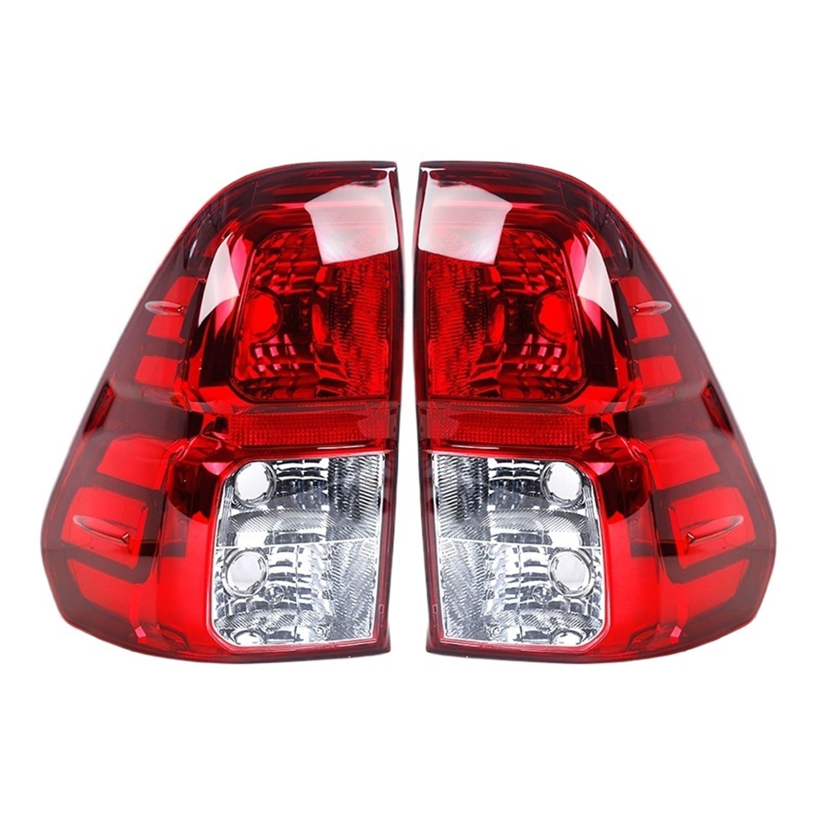 OBLIBQOE Rückfahrscheinwerfer Links Rechts Mit Harness Brake Lamp Left Right Side, Kompatibel Mit Toyota Hilux Revo 2015-2018, Rear Lights(Left) von OBLIBQOE