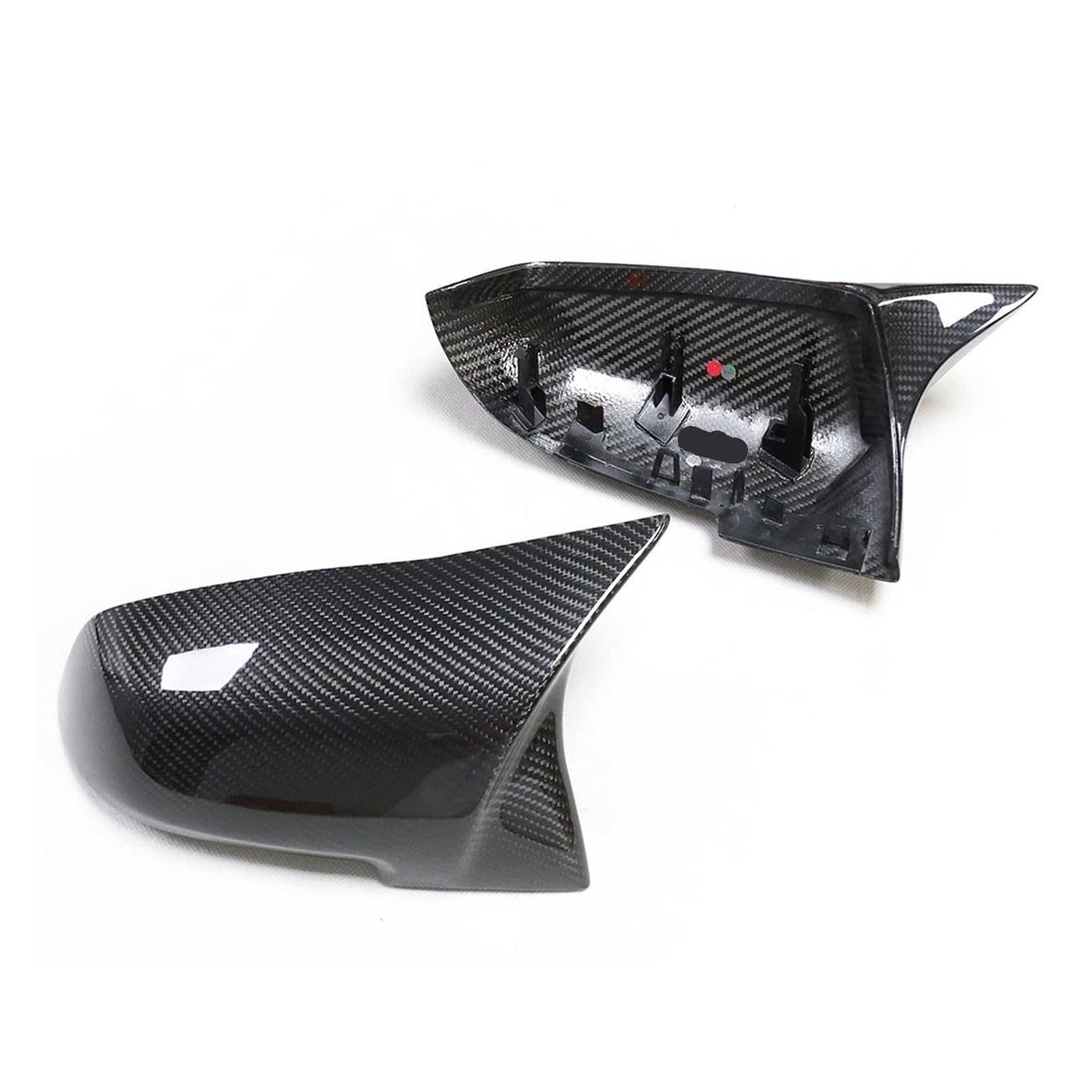 Seitenspiegelabdeckungen In Carbonoptik | Kompatibel Mit F20 F22 F30 F31 F35 F34 F32 F33 F36 E84 2012-2018 | Auto-Rückspiegelkappen(Dry Carbon Fiber) von OBLIBQOE