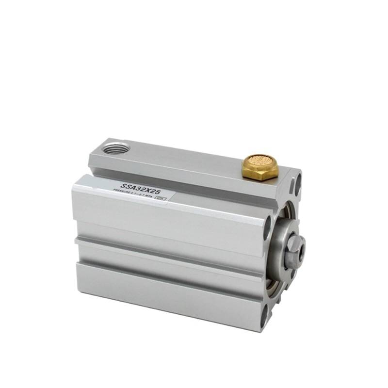 SSA-Serie einfachwirkend-Druckzylinder Kompakter Zylinder mit Bohrung 63, Hub 5~50 mm SSA63X50-SB SSA63X40-B SSA63X5(SSA63X50,-SB) von OBWZRDLNN