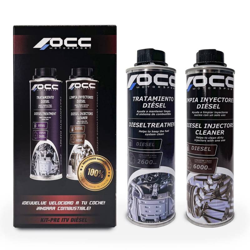 OCC MOTOR SPORT Pack Diesel ADDITIV Reinigung + Diesel INJEKTOR Reiniger - ADDITIV FÜR Autos von OCC MOTOR SPORT