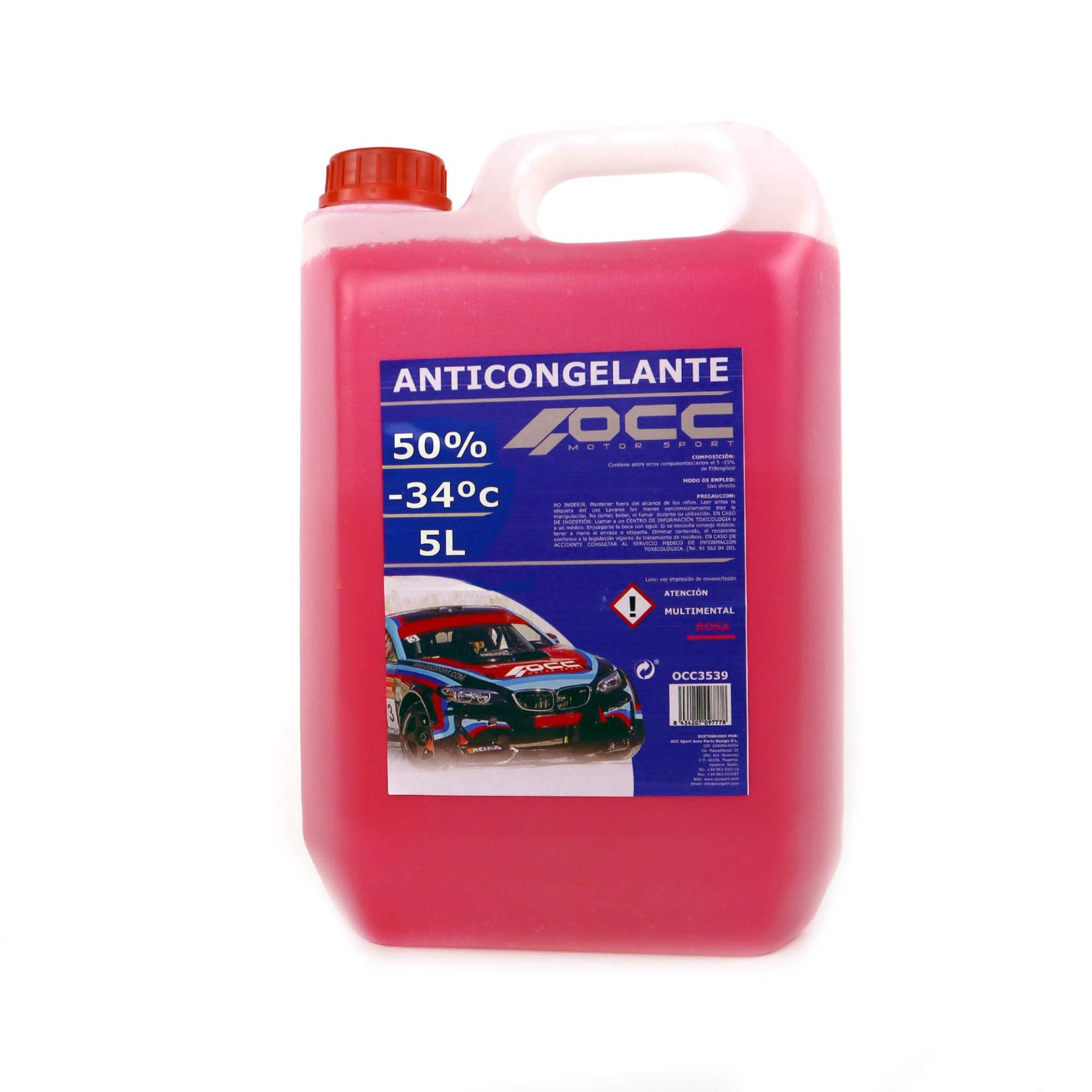 OCC MOTORSPORT G12 ROSA FROSTSCHUTZMITTEL 50% 5 LITER von OCC MOTOR SPORT