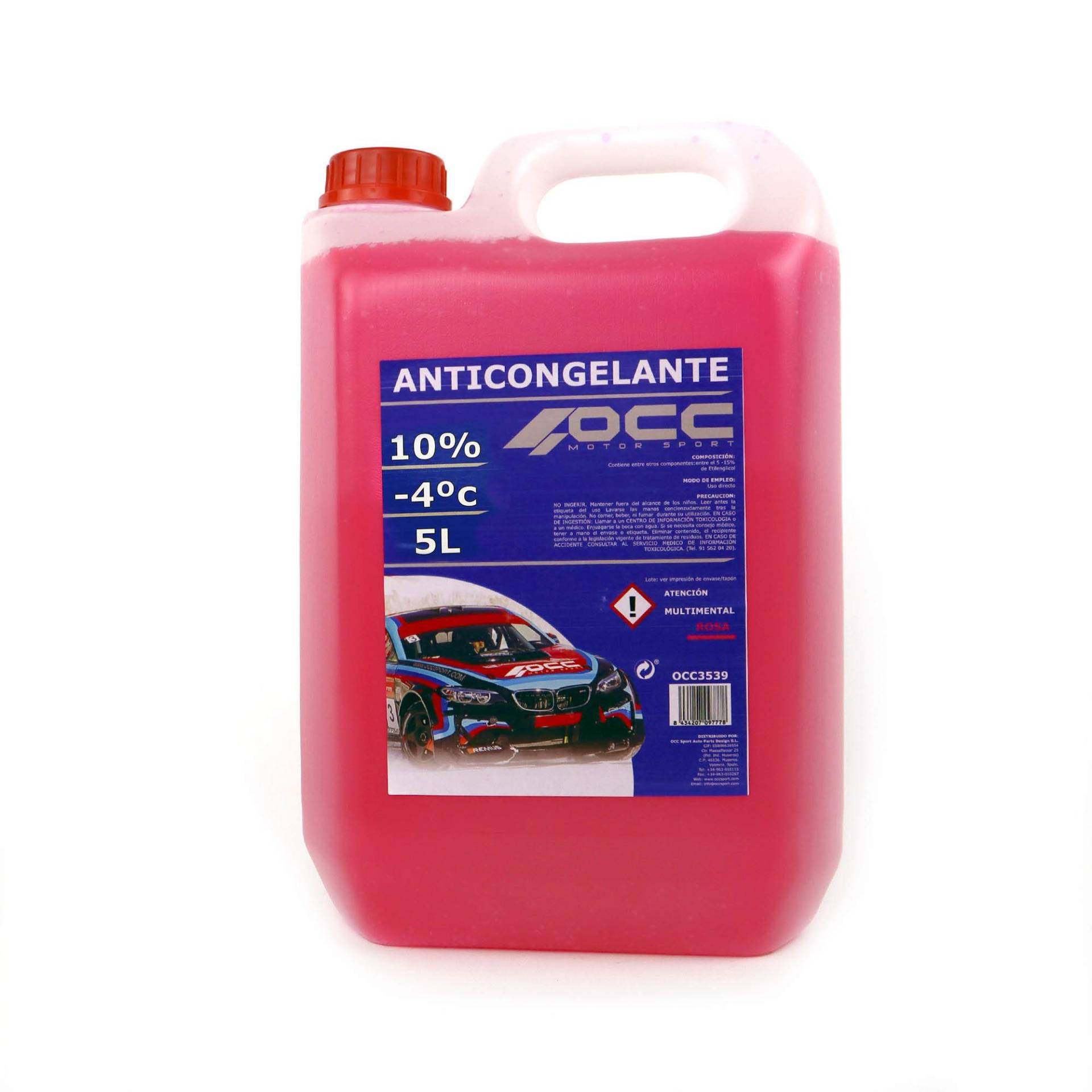 OCC MOTORSPORT ROSA FROSTSCHUTZMITTEL 10% -4ºC 5 LITER von OCC MOTOR SPORT