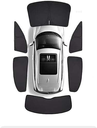 Auto-Fenster-Sonnenschutz für Volkswagen New Bora 2015-2019,Privatsphäre Sonnenschutz Auto Sonnenblende UV Fensterblenden,A/6pcs von ODFSF