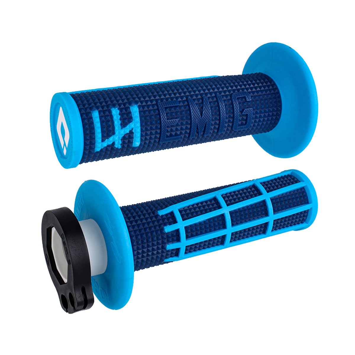 New Odi Emig V2-2.0 Lock On Grips Griffgummi blau von DIRTFREAK