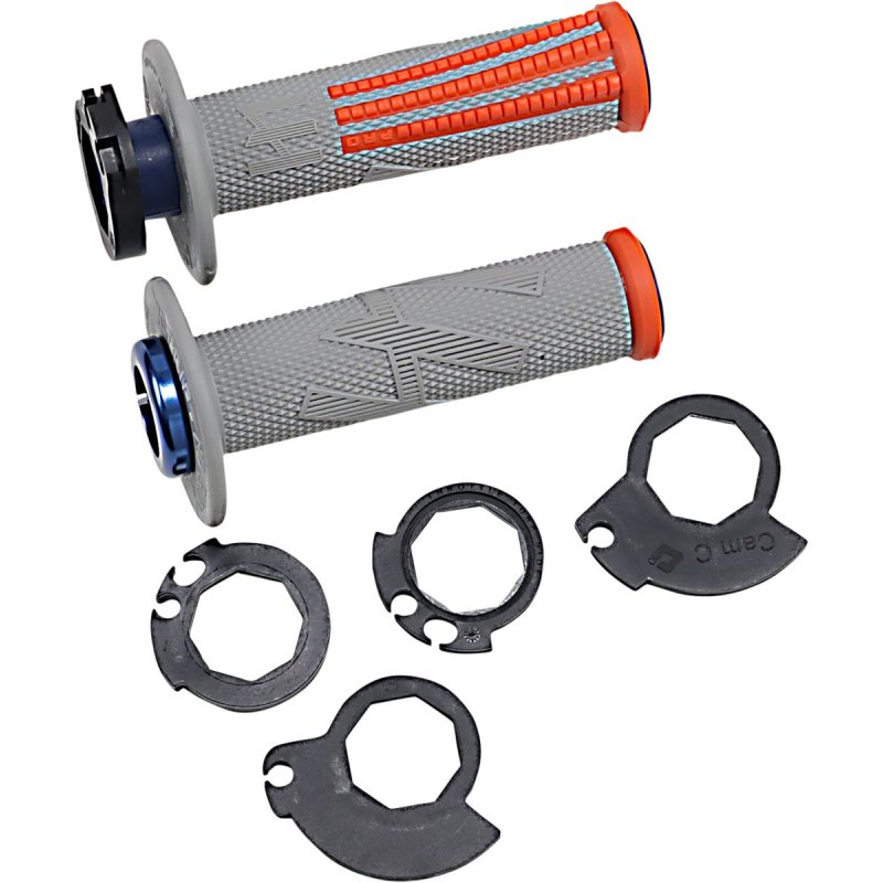 ODI V2 Emig Lock-on Griffe grau/orange von ODI