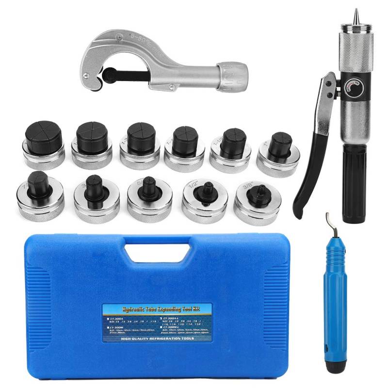 ODJTTIGFlaring Tool Kit Rohrexpander-Hardware-Zubehör Wasserdruck 40CR-Stahl 3/8-Zoll-1-5/8-Zoll von ODJTTIG