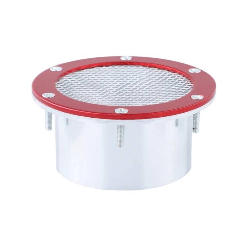 Ansaugschlauch Auto Universal Air Vent Staub Luftkanal Grille Lufteinlass Abdeckung Stoßstange Vent Einlass Kanal Kalt Filter Aluminium Auto Zubehör Luft Einlass Schlauch von ODKBFG