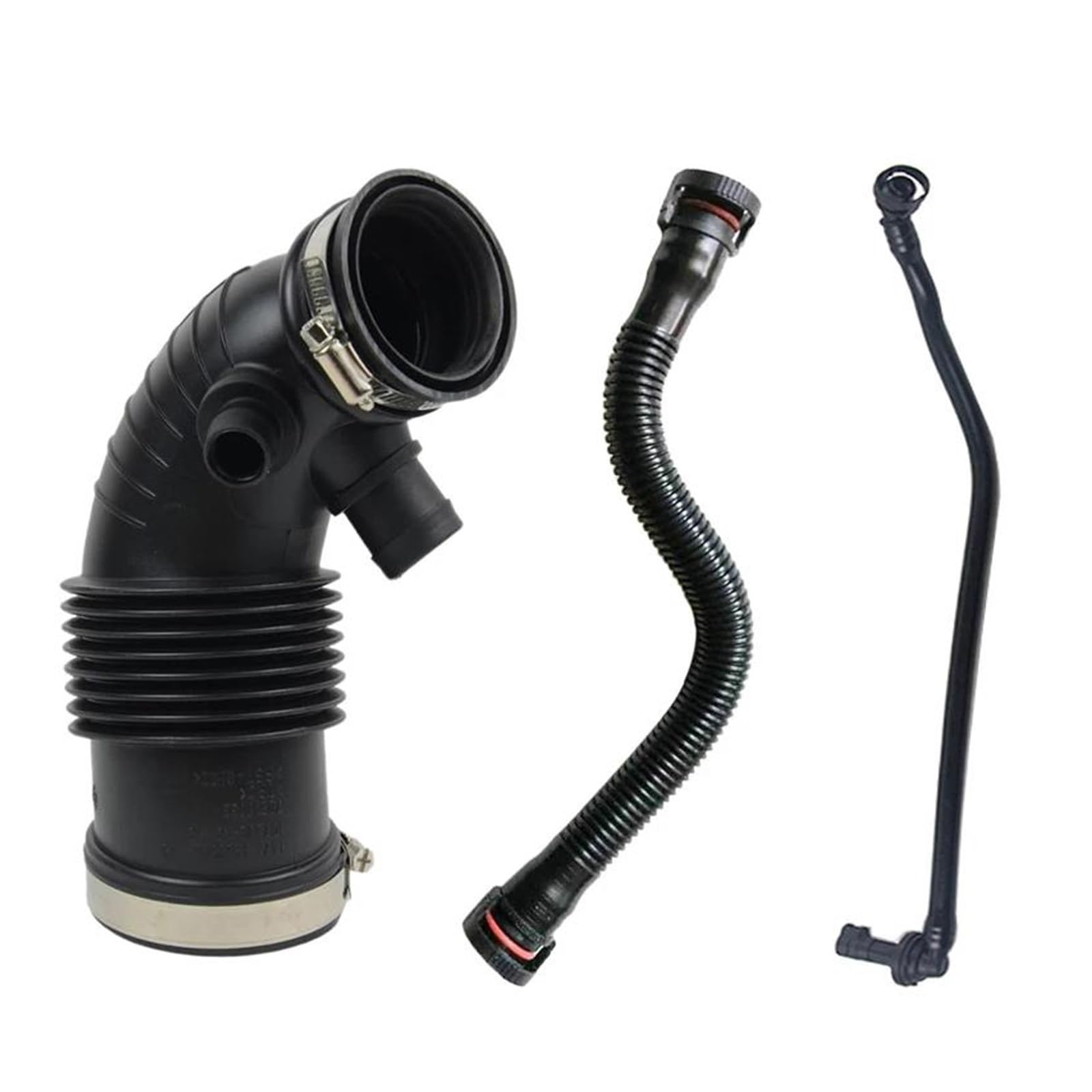 Auto Ansaugrohr Für F20 F21 F30 11157608144 11157614690 13717597586 Luftkanal Gefiltertes Rohr Air Intake Schlauch Mit Stahl Ring(1 Set.) von ODKBFG