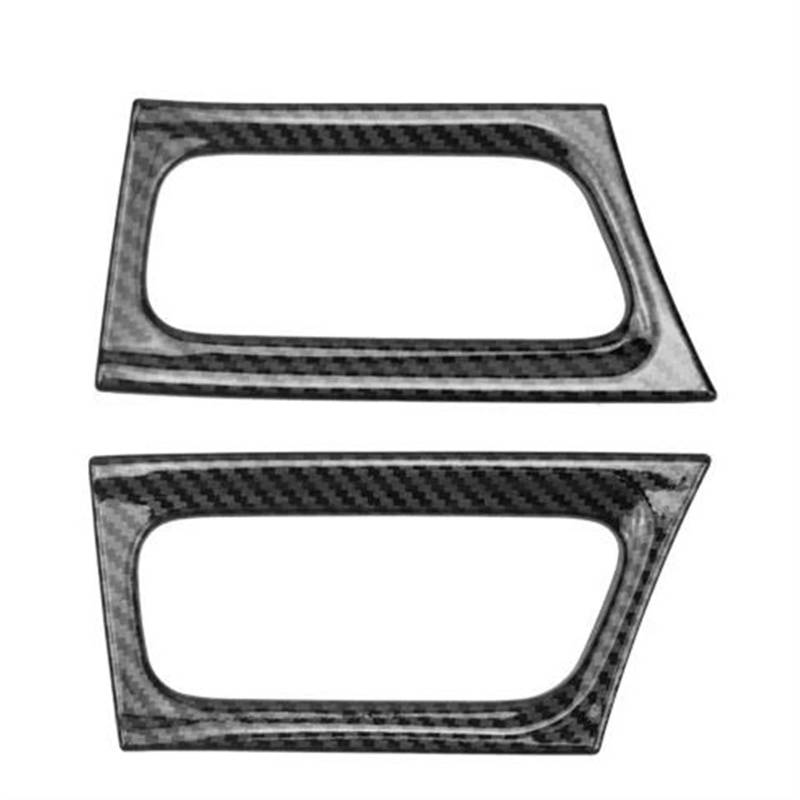 Auto InnentüRgriffschalen Abdeckungs Aufkleber ABS Carbon Faser Farbe Fensterheber Schalter Taste Panel Abdeckung Trim Für Mazda BT50 2010-2014 2015 2016 2017 2018 2019 2020(Storage Trim 2pieces) von ODKBFG