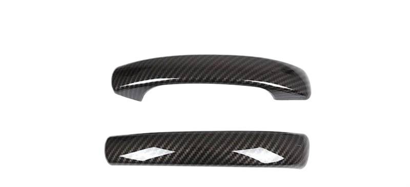 Auto InnentüRgriffschalen Abdeckungs Aufkleber Für Benz 451 Für Fortwo 2009-2015 ABS Carbon Faser Auto Außentür Griff Abdeckung Trim Dekor Aufkleber Zubehör(2pieces Carbon Fiber) von ODKBFG