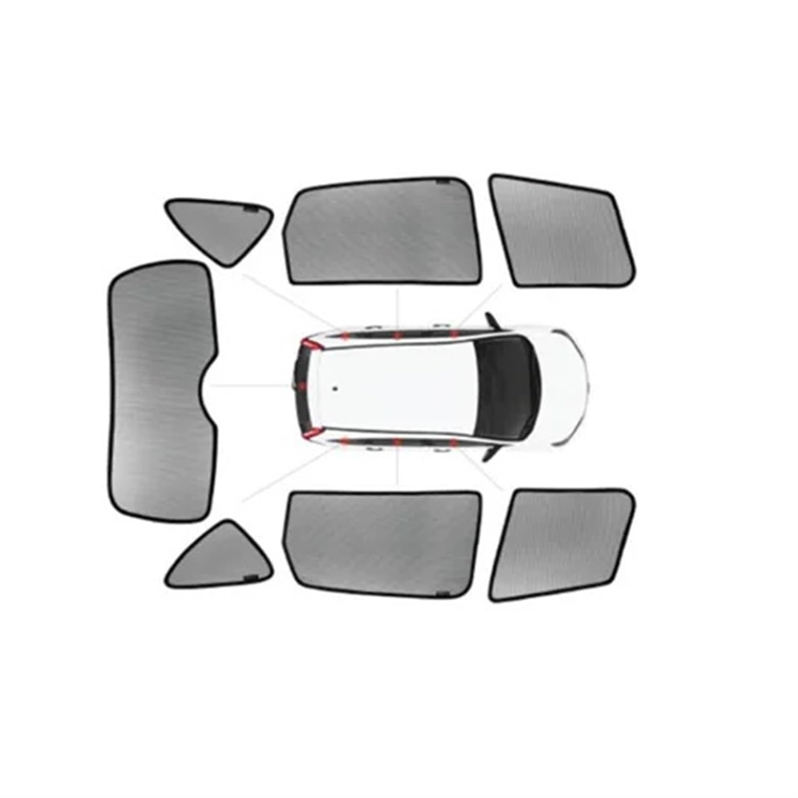 Auto-Sonnenschutz Für Subaru Für XV Für Outback Für Ester 2008 2009 2010 2011 2012 2013 2014 2015 2016-2018 Magnetischer Autofenster-Sonnenschutz Autotür-Sonnenschutz Autofenster-Sonnenschutz(C) von ODKBFG