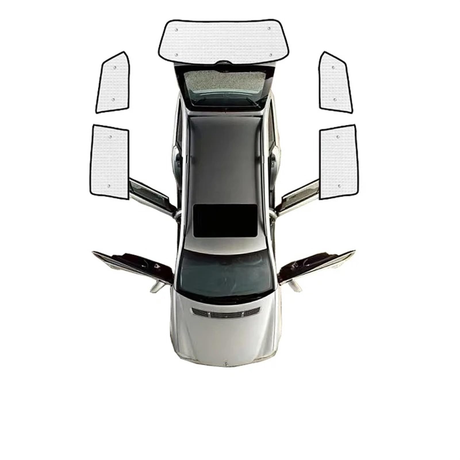 Auto-Sonnenschutz Für VW Für Passat Für B8 Für Variante 2014 2015 2016-2024 Auto-Sonnenblende Auto-Vollfront-Sonnenfenster-Visier-Sonnenschutzabdeckung Autozubehör Autofenster-Sonnenschutz(Rear sunsha von ODKBFG