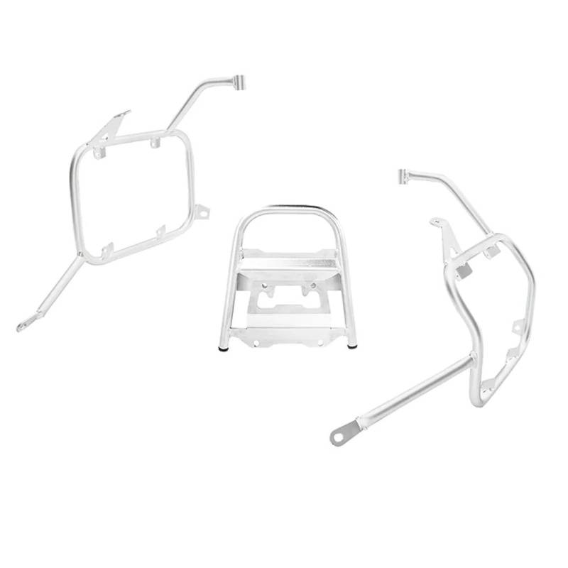 Motorrad-Gepäckträger Für F800GS Für F700GS Für F 800 700 Für F800 GS 2009 2010 2011 2012-2017 Motorradbox Rack Seitentaschen Halterung Gepäck Satteltasche Unterstützung Gepäckträger Hinten(Silber) von ODKBFG