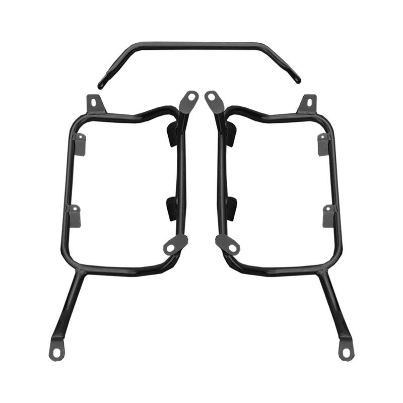 Motorrad-Gepäckträger Für Tiger 850 900 2020 2021 2022 2023 Motorrad Schwanz Trunk Fall Pannier Sattel Halterung Aluminium Box Edelstahl Gepäck Rack Gepäckträger Hinten(BK Panniers Rack) von ODKBFG