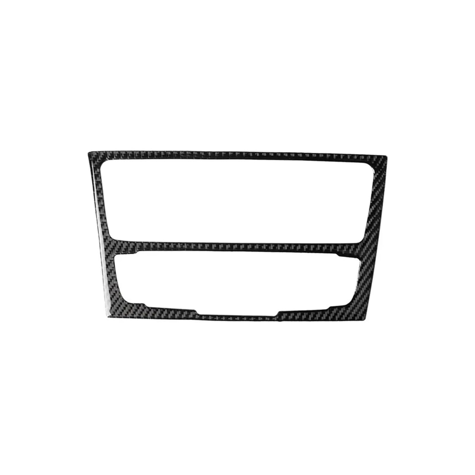 Panel Abdeckung Auto Zentrale Steuerung CD Panel Dekoration Trim Carbon Faser Aufkleber Abdeckung Für A4 B8 A5 2009-2016 Q5 8R Innen Zubehör Abdeckung Trim(B) von ODKBFG