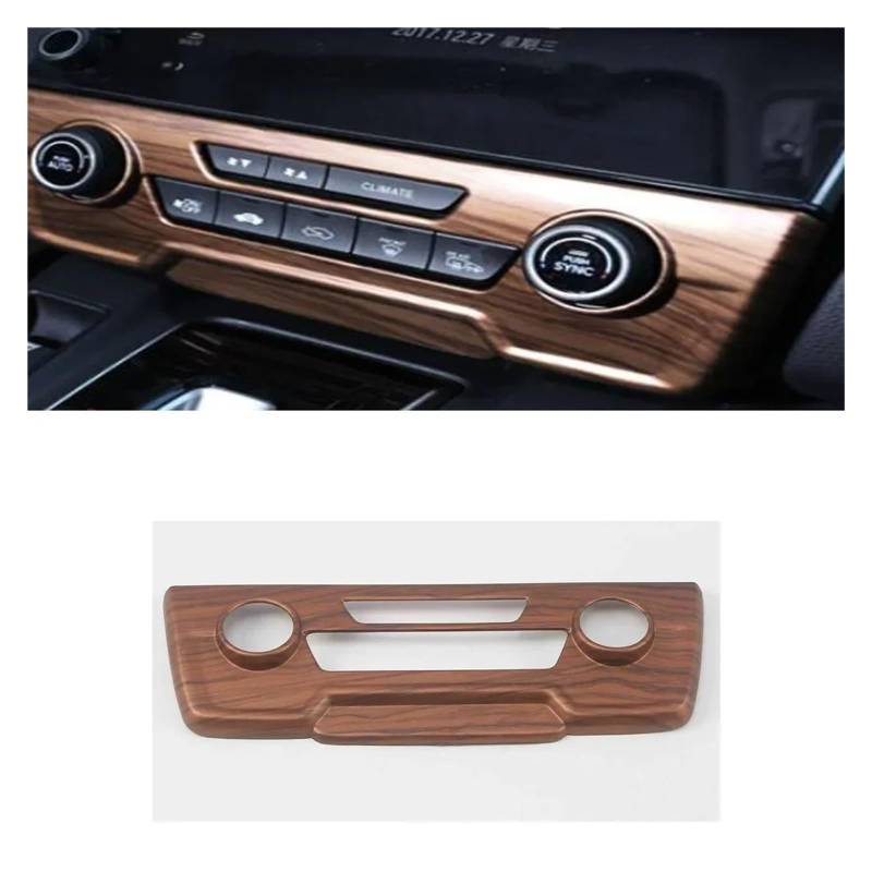 Panel Abdeckung Für CRV CR-V 2017 2018 2019 2020 2021 2022 Pfirsich Holz Innen Zubehör Dekoration Abdeckung Trim Rahmen Panel Auto Styling Abdeckung Trim(Low Configuration 2) von ODKBFG