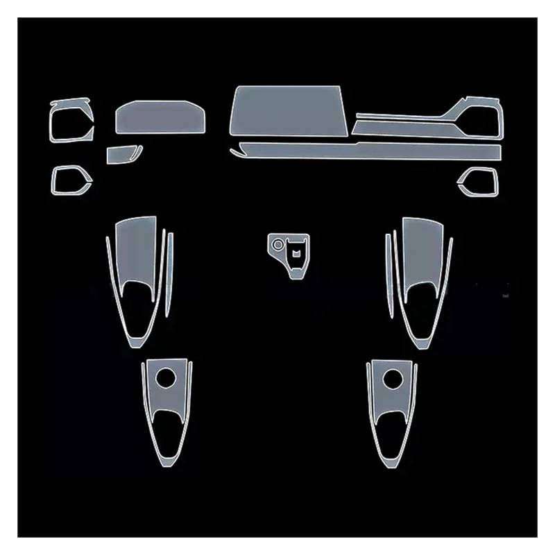 Panel Abdeckung Für Haval H3 2024 Auto Center Console Transparente Aufkleber Navigation Outlet Panel Schutz Film TPU Innen Zubehör Abdeckung Trim von ODKBFG