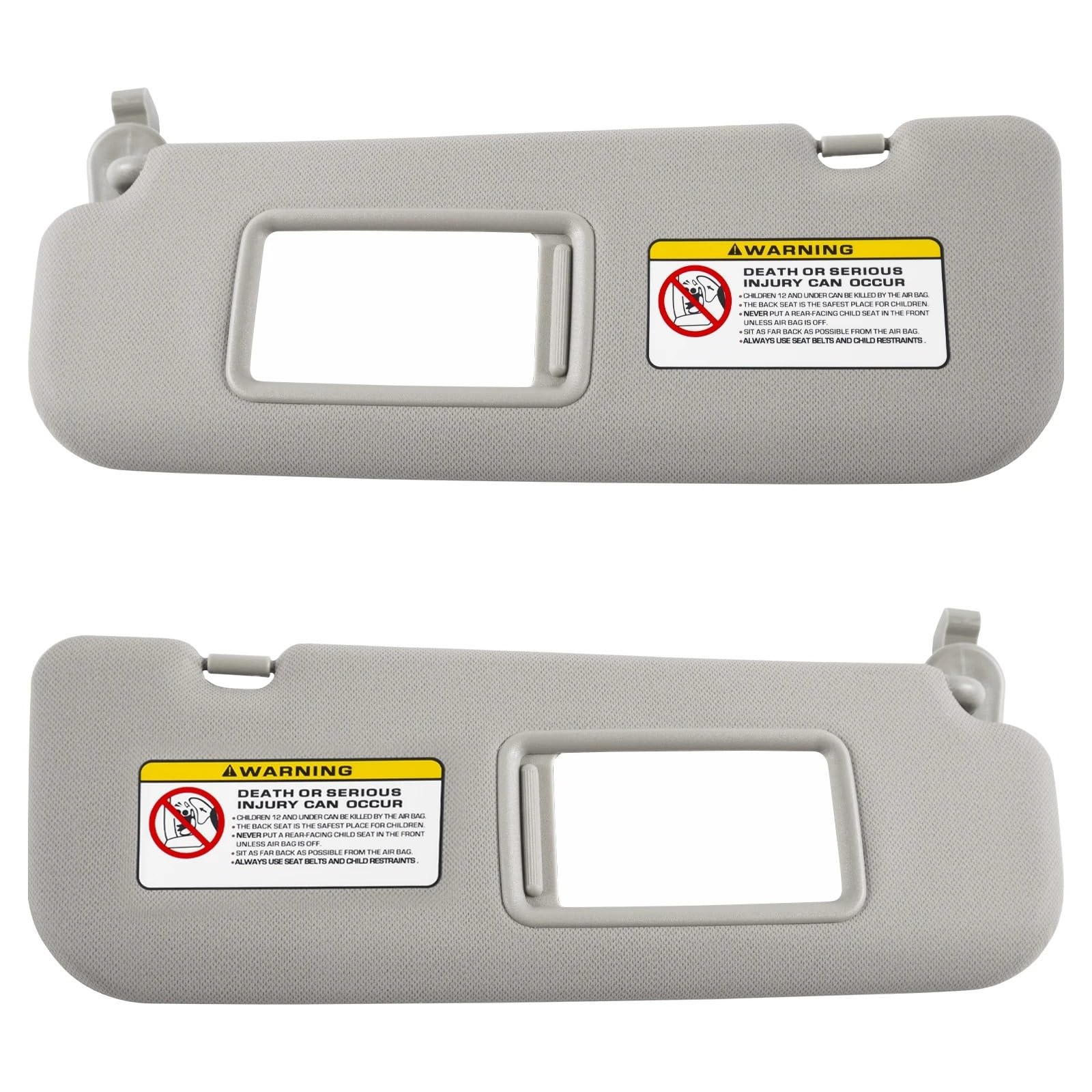 Sonnenblende Auto-Sonnenblende Mit Abdeckplatte Für Kosmetikspiegel Für Blockieren Von Sonnenlicht Für Hyundai Für Elantra 2011-2015 ‎852103X000TX 852203X000TX Auto Sonnenschutz(Gray a Pairs) von ODKBFG