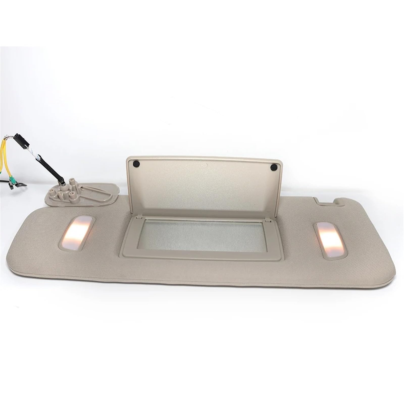 Sonnenblende Sonnenschutzbrett Beige ABS Lichter Make-up Sonnenblende Für Chevrolet Für Silverado 2007 2008 2009 2010 2011 2012 2013 2014 Auto Sonnenschutz(Rechte Seite) von ODKBFG