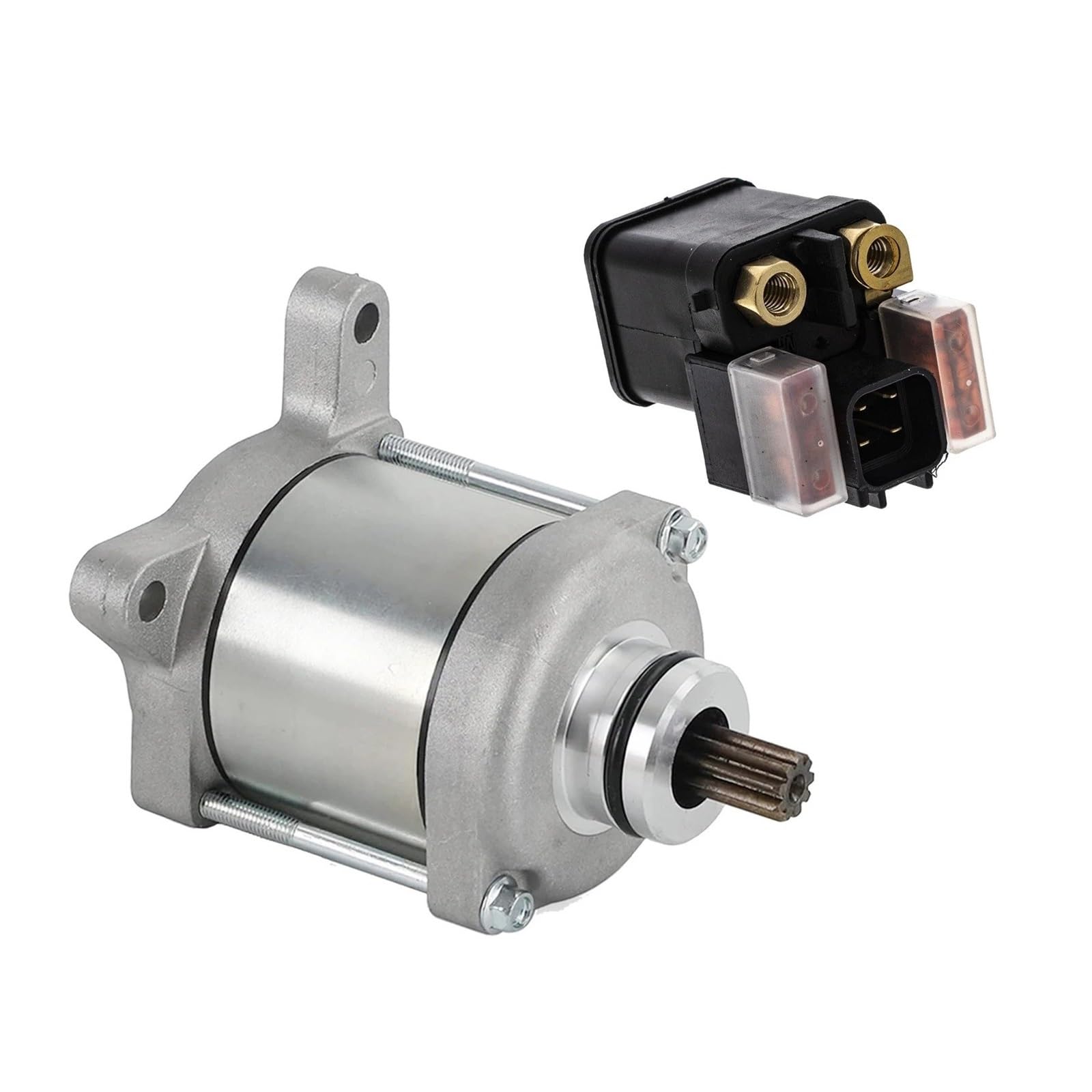 Startermotor 31200-MKE-A71 35851-MKE-A11 Motorrad Für CRF450R Für CRF450RX 2019-2023 Motos Motor Teile Starter Motor Und Magnet Relais Anlasser von ODKBFG