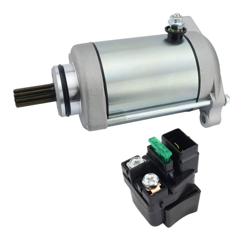 Startermotor Anlassermagnetrelais 31100-44D10 31100-44D21 Für Suzuki Für Vinson 500 4x4 LT-A500F 02-07 Für Vinson 500 4x4 LT-F500F 2003-2007 Anlasser von ODKBFG