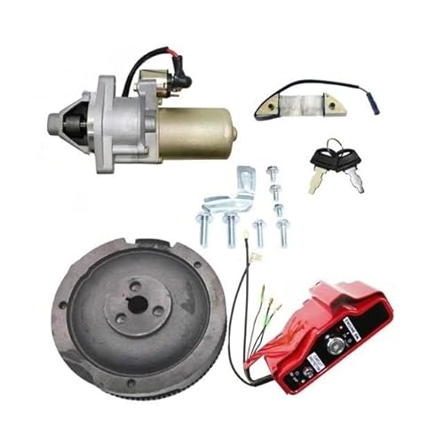 Startermotor FÜR GX340 11HP GX390 13HP 188F 190F Generator GEHÄUSE Starter Motor Ladung SCHWUNGRAD Spule Schalter ELEKTRISCHE Start Kits Anlasser(Special 65mm) von ODKBFG