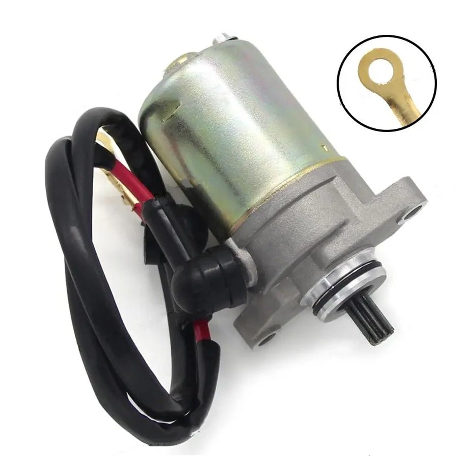 Startermotor Für Can-Am Für Mini DS70 4T Jaune DS90 X Für Mini DS X 90 4T Schwarz V31200DGF010 V31200DGF000 Teile 12V Motorrad Elektrischer Starter Motor Anlasser von ODKBFG