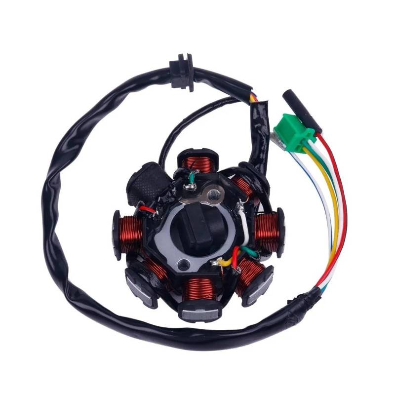 Stator Für GY6 125cc 150cc 152QMI 157QMJ Chinesischen Roller Moped ATV Go Kart Quad Motor (3 + 2) Für Glixal 8-Spule Magneto Lichtmaschine Stator Zündung von ODKBFG