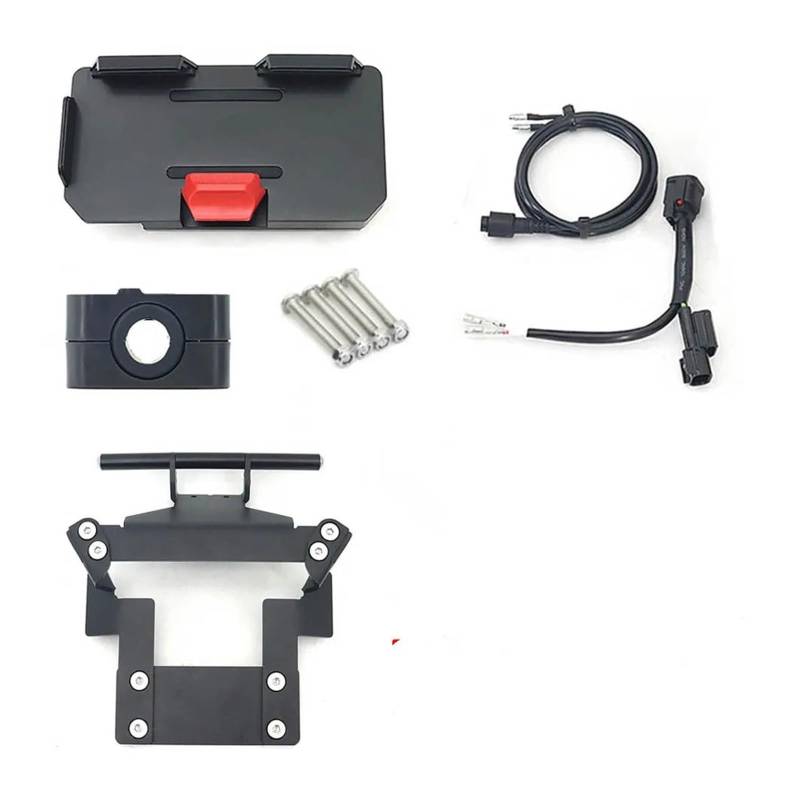 Telefonhalterung Motorrad Für NSS 350 NSS350 Motorrad GPS Handy USB Navigation Halterung Halter Halterung Ständer Basis Navigation Halterung(Bracket -Holder-12mm) von ODKBFG