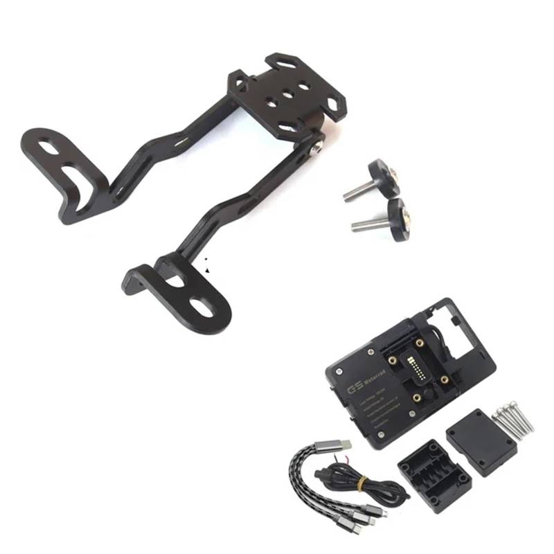 Telefonhalterung Motorrad Für Scrambler 1200 XE XC Für Scrambler1200 Motorrad Aluminium GPS Telefon Halter Navigation Halterung Zubehör GPS Adapter Halter Navigation Halterung(B) von ODKBFG