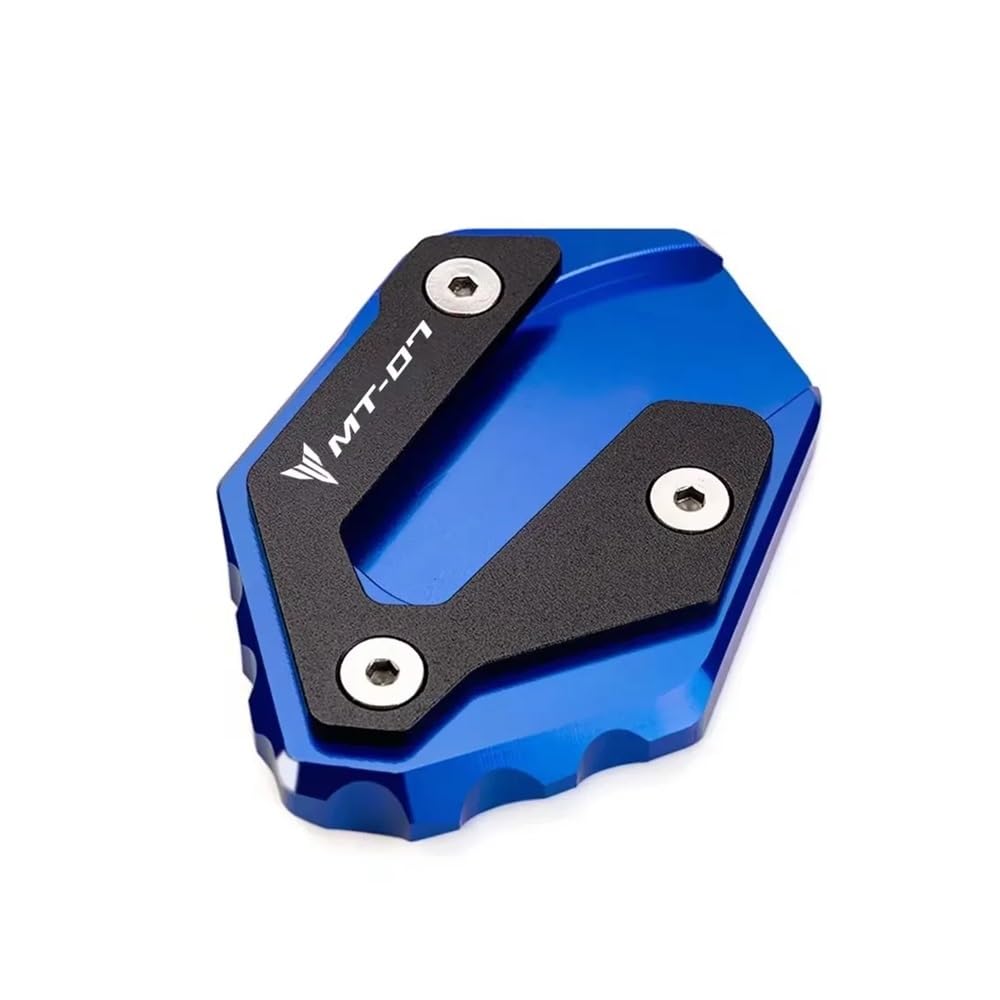 Motorrad-Seitenständerplatte Für Ya&maha MT-07 2014-2024 Motorrad Seitenständer Vergrößern Kickstand Extension Plate Pad Schlüsselanhänger Ring von OEJDGYVNSX