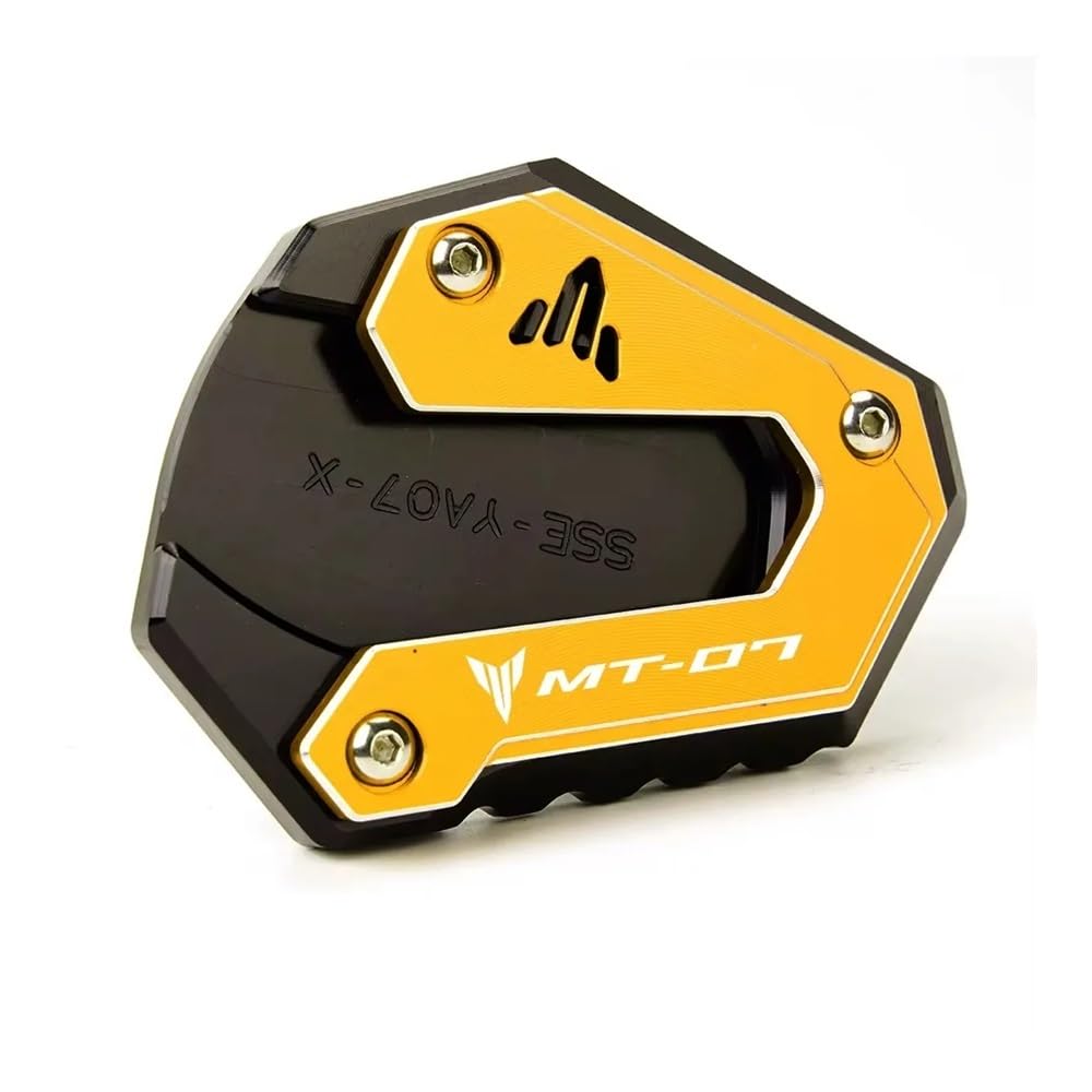 Motorrad-Seitenständerplatte Für Ya&maha MT-07 2014-2024 Motorrad Seitenständer Vergrößern Kickstand Extension Plate Pad Schlüsselanhänger Ring von OEJDGYVNSX