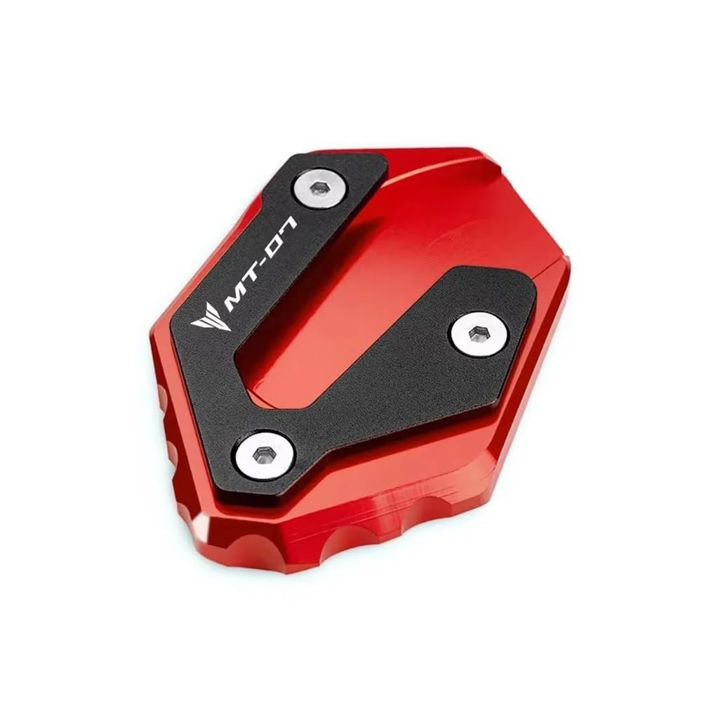 Motorrad-Seitenständerplatte Für Ya&maha MT-07 2014-2024 Motorrad Seitenständer Vergrößern Kickstand Extension Plate Pad Schlüsselanhänger Ring von OEJDGYVNSX