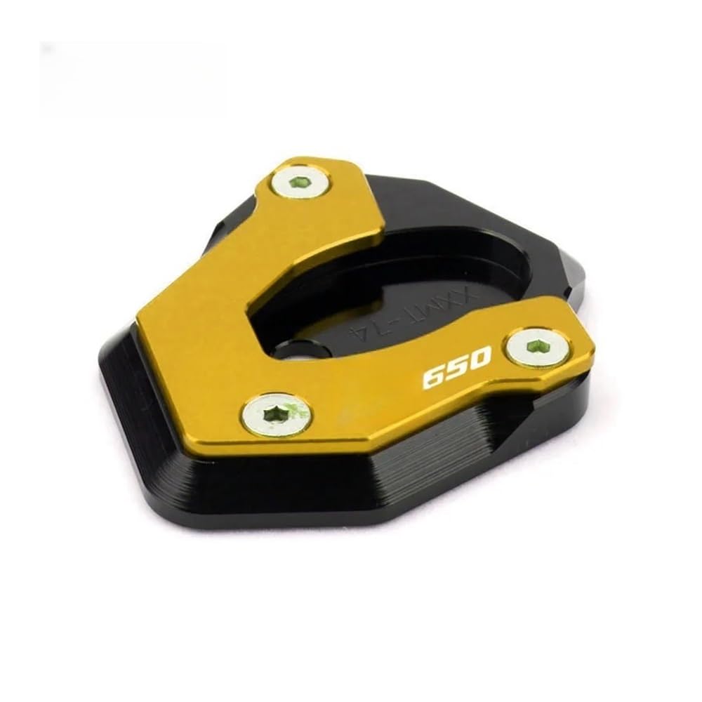 Motorrad-Seitenständerplatte Motorrad CNC Kickstand Fuß Seitenständer Verlängerung Stützplatte Pad Fit FÜR ER6N ER6F FÜR Ninja 650 von OEJDGYVNSX