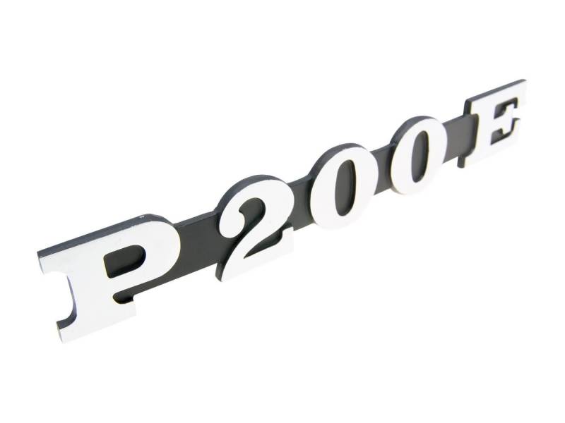 Schild/Schriftzug 'P200E' für Seitenverkleidung für Vespa P 200 E von OEM Standard