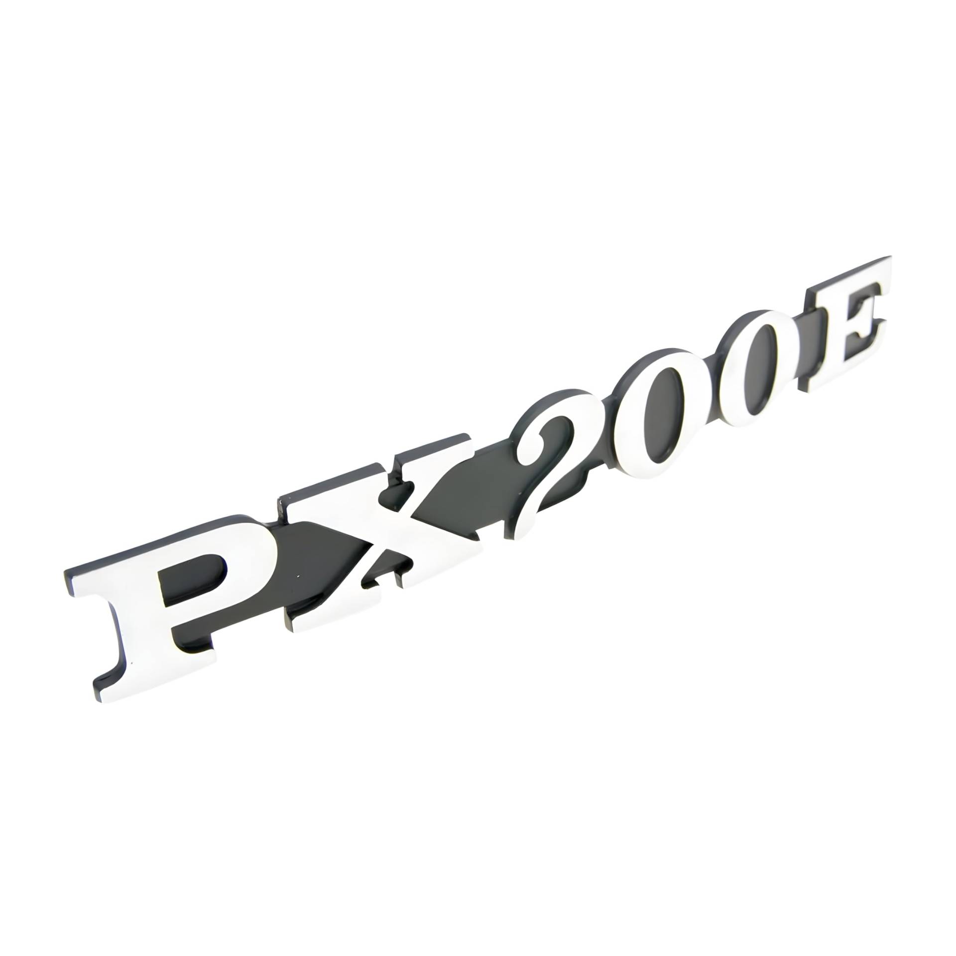 Schild/Schriftzug 'PX200E' für Seitenverkleidung für Vespa PX 200 E von OEM Standard