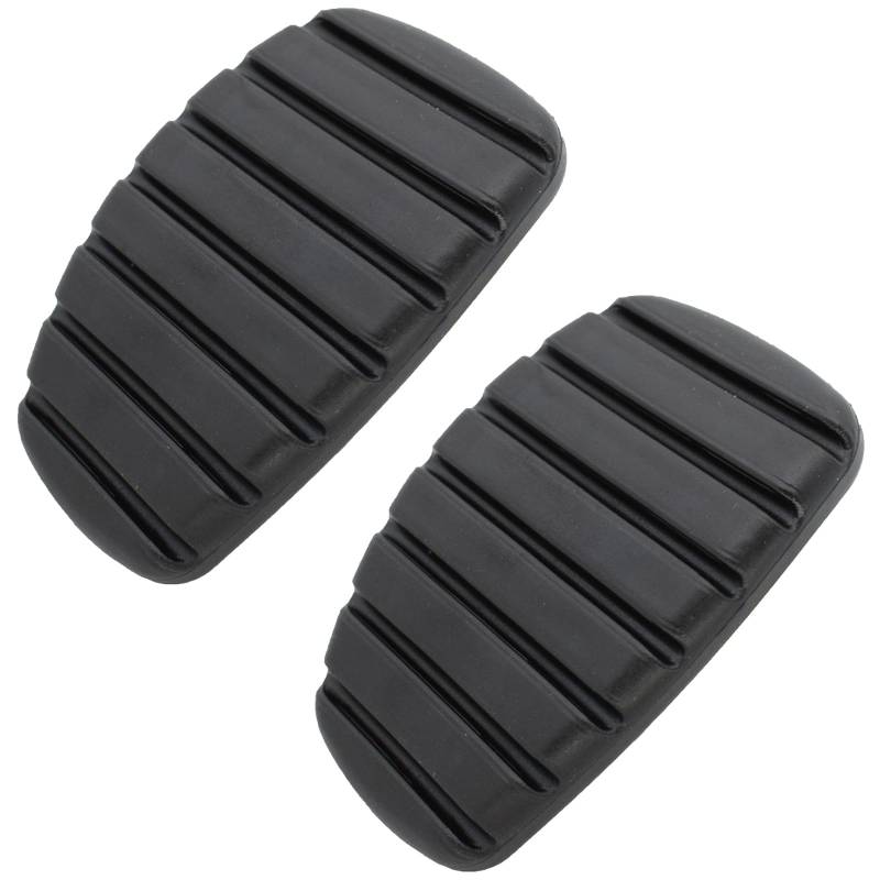 2 Stück Kupplungspedal Bremspedal Abdeckung Anti-Rutsch Gummi Bremspedalauflage Pedal Pad für Renault Trafic Clio Megane Kangoo Twingo Scenic von OEMASSIVE