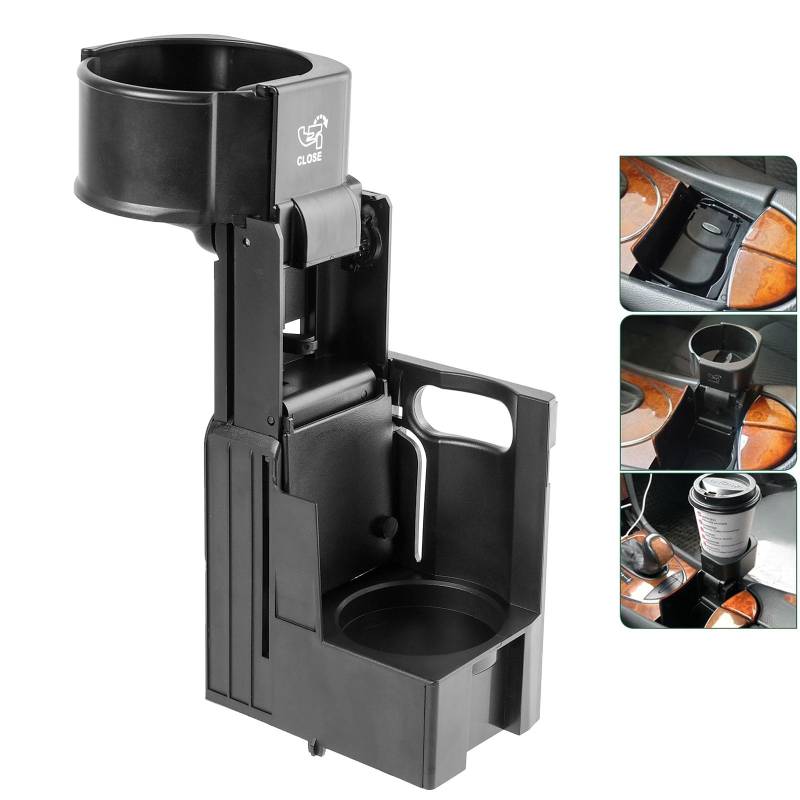 Auto Getränkehalter Cupholder für Mercedes-Benz E-Klasse W211 S211 CLS C219 2116800014 B66920118 Konsolenbecherhalter Mittelkonsolen Wasserbecherhalter von OEMASSIVE