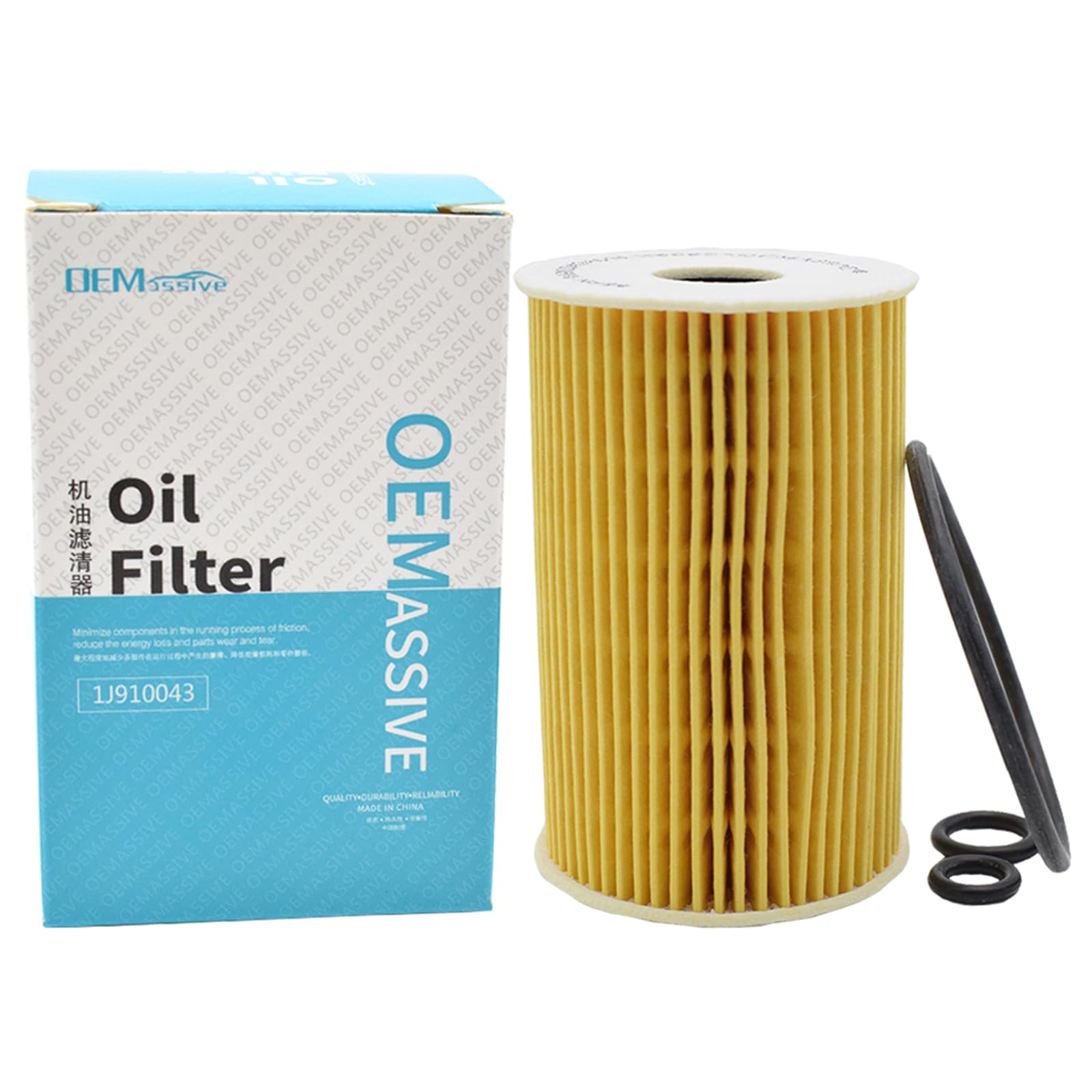 Original Ölfilter für Audi A1 A3 A4 A5 A6 Q3 Q5 Volkswagen Sharan Tiguan Touran,Ölfilter Replacement for 03L115466,03L115562,VW03L115562 for Vehicle 1.6 TDI 2.0 TDI von OEMASSIVE